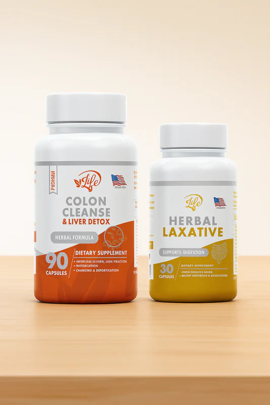 Combo para la limpieza de colon y desintoxicación del hígado ("Colon Cleanse & Liver Detox")